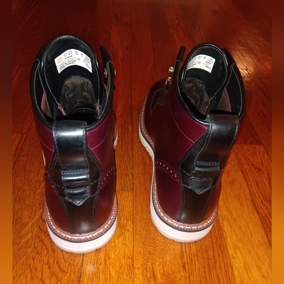 BURGUNDY MENS TIMBERLAND BOOT, SIZE 9 - Picture 3 of 9